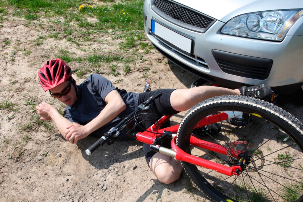 bicycle accident injured person